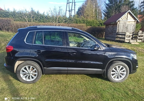 Volkswagen Tiguan cena 53500 przebieg: 202200, rok produkcji 2014 z Olsztynek małe 211